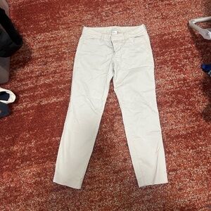 Old Navy Size 6 Petite White Pants Trousers